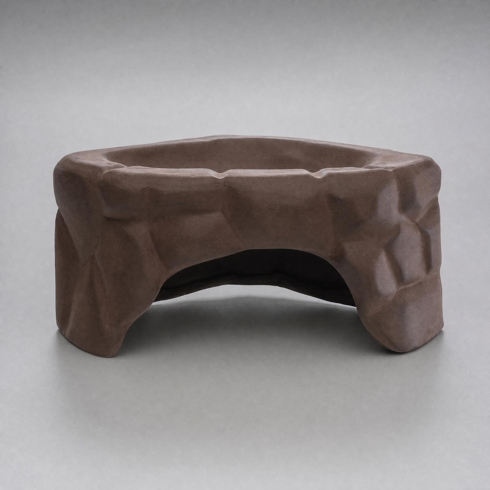 Hide Cave Ceramic - منصة تغذية للزواحف من السيراميك مع